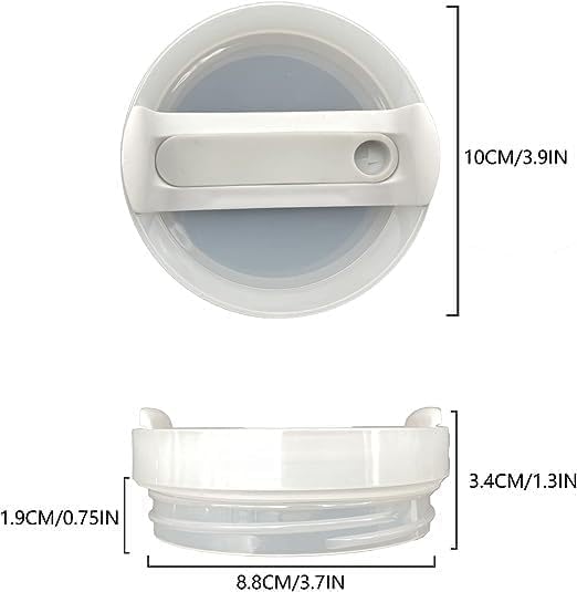 Lot de 2 Couvercle Stanley Cup 40oz, Couvercles de rechange sans fuite, Couvercles Étanche et anti-poussière avec Réutilisable Stanley Cup, Remplacement de couvercle Compatibles avec gobelets stanley - Nail Gallerys