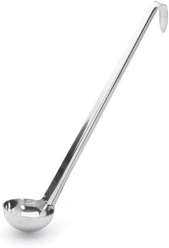 De Buyer - Louche monobloc en inox - Longueur 28 cm -, Argent - Nail Gallerys
