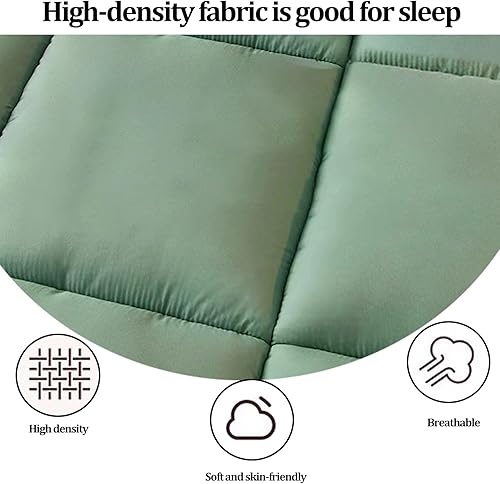 ZDSDZSD Tatami Japonais, Matelas Futon 2 Places, Futon Pliable, Matelas 1 Place, Matelas Camping 2 Personnes Futon, Matelas 2 Personnes Pliable, Futon Japonais pour Canapé Camping(White,150x200cm) - Nail Gallerys