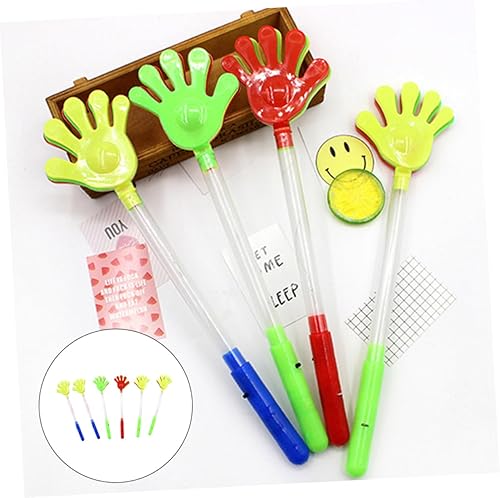 Happyyami 6pièces Clappers De Main Colorés pour Événements Sportifs Et Fêtes Accessoires Festifs De Cheerleading avec Bruit Élevé Couleurs Aléatoires - Nail Gallerys