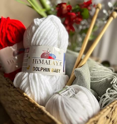 Strickfein Himalaya Dolphin - 80337 - Super Bulky (6) - Pelote de 100 g - 120 m - Aiguille 6,5 mm - 5 x 100 g - Marron - Nail Gallerys