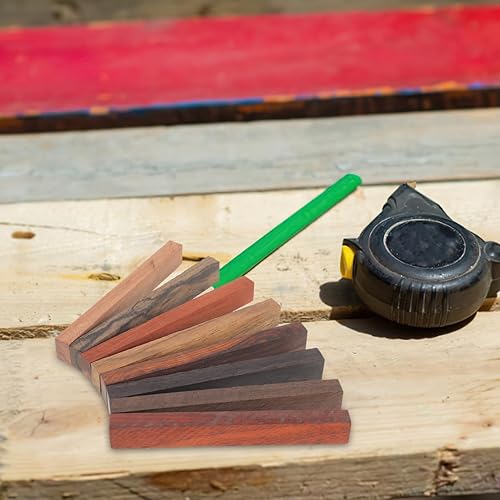 Lot de 8 Stylos en Bois Vierges Kit de Stylos pour le Tournage du Bois Bloc de Bois de Chaux pour la Sculpture Poutre en Bois Fournitures d'Artisanat pour les Projets de Travail du Bois DIY - Nail Gallerys