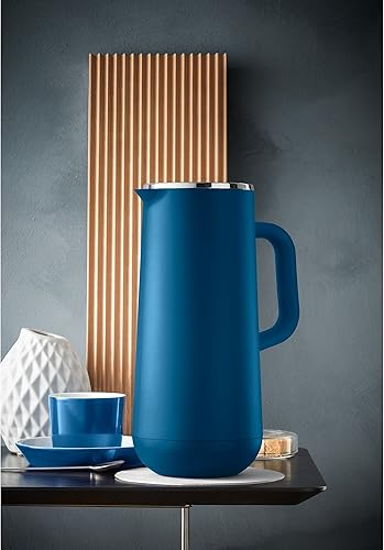 WMF Impulse Bouteille Isotherme, 1 l, pour café ou thé, Fermeture à vis, Garde Les Boissons Froides et Chaudes Pendant 24 Heures, pour café ou thé, Blanc, Acier Inoxydable, Plastique - Nail Gallerys