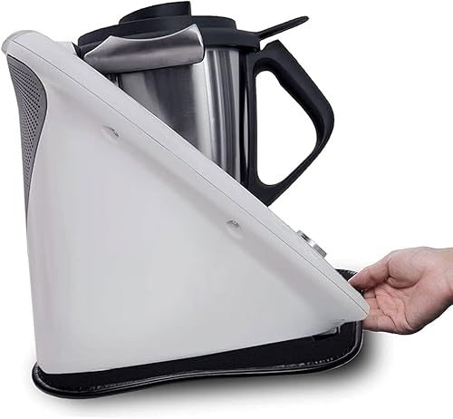 LiangMai Planche de glissement pour Thermomix TM6 TM5 TM31 TM Friend Accessoires robot cuisine Slip Pad Déplacement facile du sur n'importe quel plan travail lisse, Noir, L - Nail Gallerys