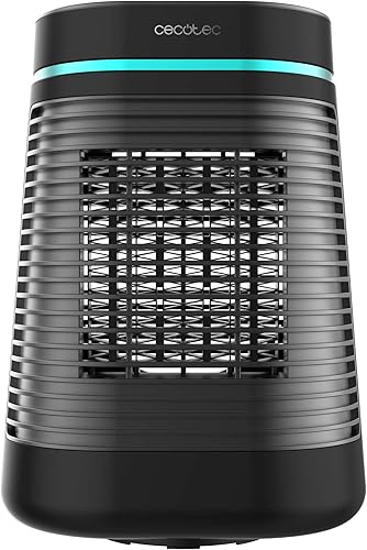 Cecotec Chauffage Céramique de Table ReadyWarm 1550 Max Ceramic Rotate Black, 1500 W, Oscillation Manuelle, Thermostat Réglable et 3 Modes de Fonctionnement, Noir, Surfaces jusqu'à 15 m2 - Nail Gallerys