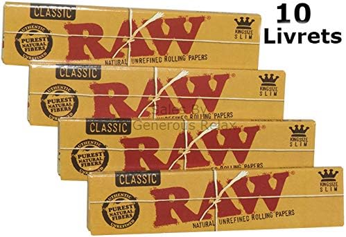 Generous Relax Raw Papier Lot de 10 liverts - Nail Gallerys