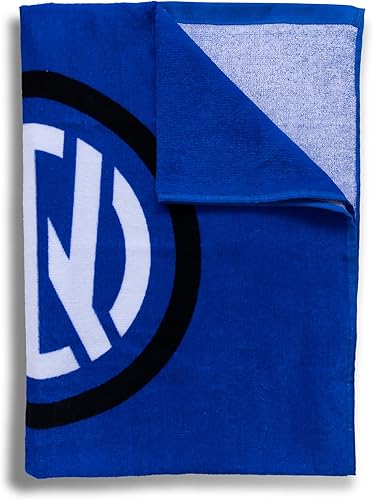 Inter Serviette de Plage, Serviette de Plage ou Piscine, 100% Coton, 70 x 140 cm ou 90 x 170 cm, Produit Officiel - Nail Gallerys