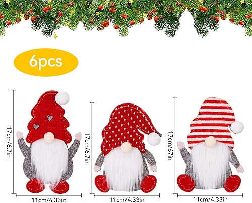 WideSmart 6PCS Porte-Couverts de Noël,Sac de Vaisselle de Table Noël Supports d'argenterie de Noël Porte Couverts de Noël Sac à Couverts Noël Décorations Range Couverts Noël Décoration de Table - Nail Gallerys