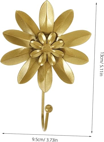 DIYEAH Patère Murale Forme De Fleur Pour Décoration Intérieure Crochet Mural Élégant Pour Manteaux Et Installation Facile Et Durable - Nail Gallerys