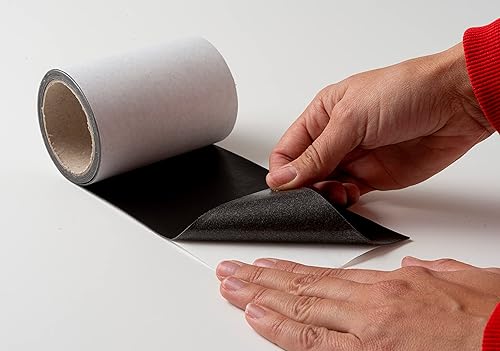 IPEA Simili Cuir Autocollant [10 x 150 cm] pour Réparations et Déchirures - Fabriqué en Italie Rouleau Adhésif Canapés, Vêtements, Chaises, Accessoires, Objets Patch PU, BS051R41150, Noir - Nail Gallerys