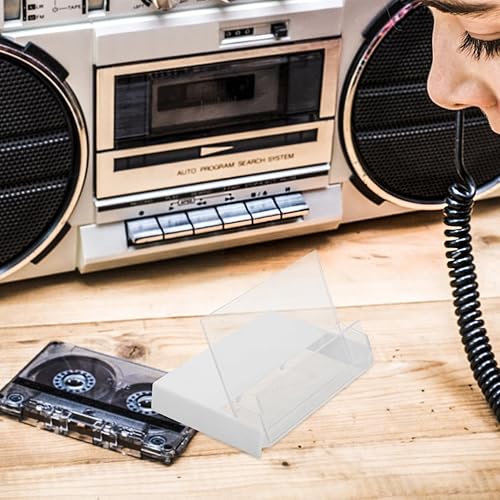 MAGICLULU 10 Pièces De Bande Cassette Cassette Cas De Cassette Cas De Stockage De Cassette Audio Organisateur De Cassette Mini Boîtier en Plastique Petit Boîtier en - Nail Gallerys