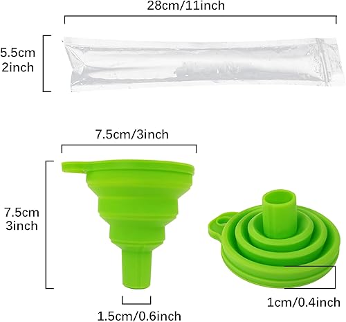 LIUCONGBD Lot de 150 sacs à glace jetables avec entonnoir, moules à glace avec fermeture éclair, tubes de congélation pour collations saines, bâtonnets de yaourt, jus, glace, bonbons pops (5,5 x 28 - Nail Gallerys