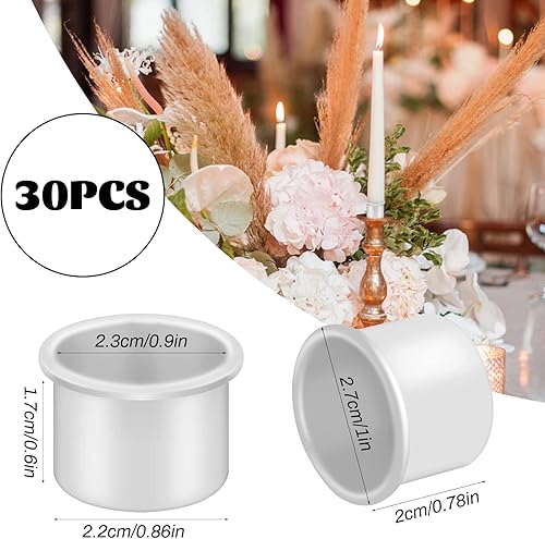 30 Pièces Bougeoirs en BâTon, Bougie Chandelier, Bougeoir Decoratif, Chandelier en BâTon, AdaptéS Aux Bougeoirs Aux Chandelles pour NoëL, Les Mariages, Les CaféS, Les Bars Et Les Restaurants - Nail Gallerys