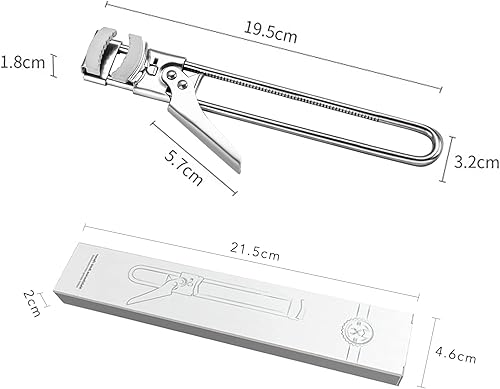 Ouvre-bocal réglable et multifonctionnel en acier inoxydable Ouvre-bouteille Convient aux mains faibles aux personnes âgées aux points faibles - Nail Gallerys