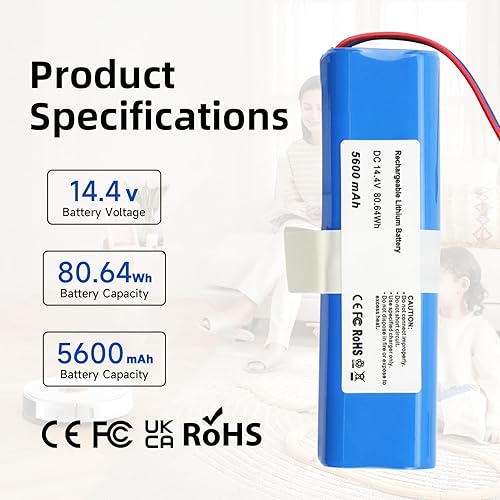 K KYUER Robot Vacuum Batterie pour Proscenic M7 Pro M8 Pro M7 Max Uoni V980 Max V980 Plus Roidmi Eve Plus Kyvol Cybovac S31 Coredy L900 L900W L900X Onson J30 Pro pour Lenovo LR1 S9 Lydsto R1 VIOMI S9 - Nail Gallerys