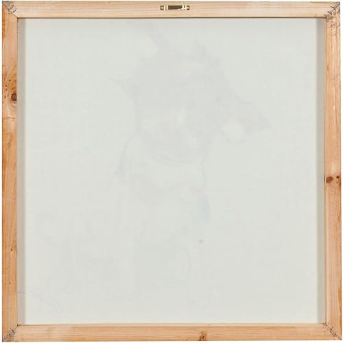 Biscottini Tableau moderne salon 61x2x61 cm | Tableau sur toile | Peintures chambre à coucher | Peintures vintage | Peintures cuisine - Nail Gallerys