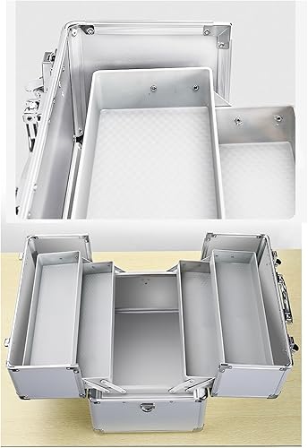 Boite Medicaments Rangement, boite a Medicament，boîte Médicale à Double Ouverture, boîte de Verrouillage pour Médicaments avec clé, boîte de Rangement pour Médicaments Multicouche Familiale de Grande - Nail Gallerys
