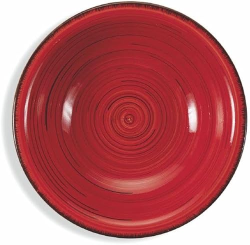 Galileo Casa Service de vaisselle rouge 12 pièces en stoneware, 4 places table, Dubaï Light - Nail Gallerys
