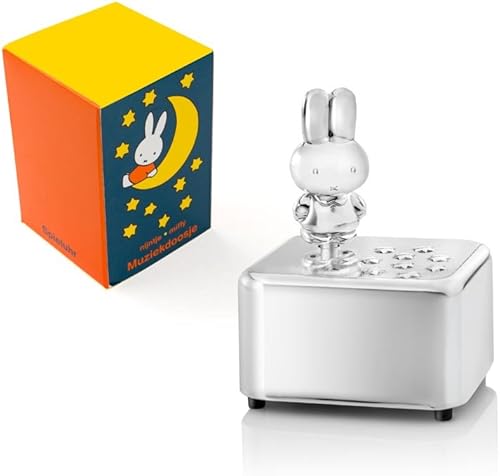 Zilverstad 6901261 Boîte à Musique Miffy Argenté Laqué - Nail Gallerys