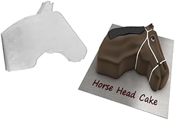 Euro Tins nouveauté Moulé Professionnel Gâteau Cuisson Pan (Cheval Face) - Nail Gallerys