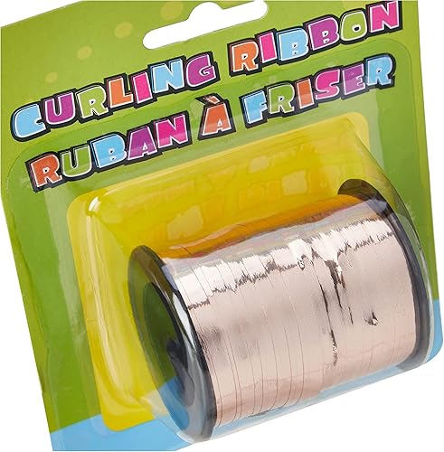 Unique Party 48504 - Ruban Bolduc - 45.7 m - Couleur Or Rose, Rose Gold - Nail Gallerys