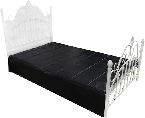ShengmingMaoyi Drap de lit imperméable en Latex Noir de 2,2 m * 2 m - Nail Gallerys