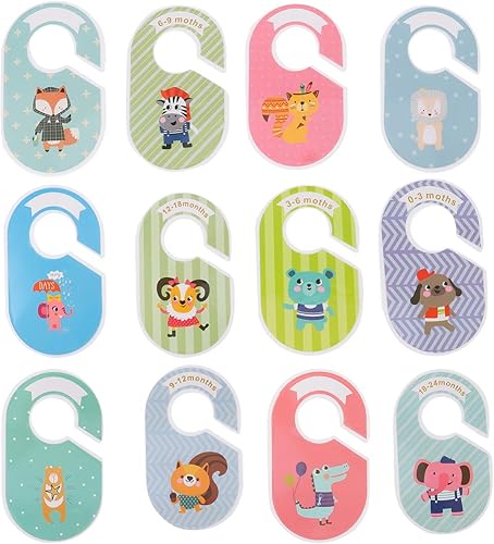 Cabilock 12 Pièces Diviseurs de Placard pour Porte-Vêtements Taille de Vêtements Séparateur Placard Cintre Organisateur Diviseurs en Plastique pour Fournitures de Garde-Robe de Chambre à - Nail Gallerys