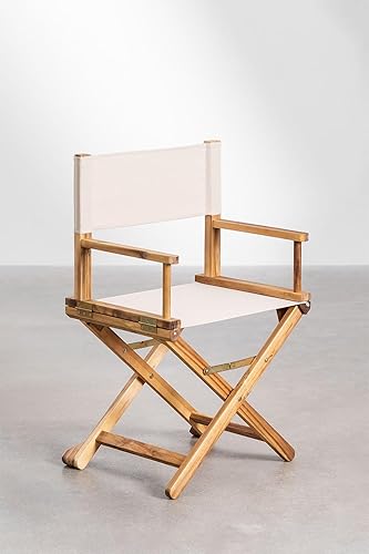 SKLUM Chaise de réalisateur de Jardin Pliante en Bois Ridley - Nail Gallerys