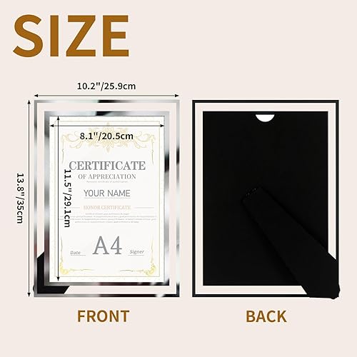 Cadre Photo 15x20 cm Cadres en Verre Lot de 2 à Poser sur Table - Nail Gallerys