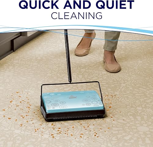Bissell Refresh Manual Sweeper - Pirouette, 2199,Blue - Nail Gallerys