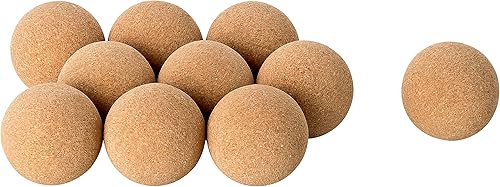 Boule de Liège | Balle en Liège 100% Naturelle| Ecologique & Végétalienne | Issue d’Une Récolte Durable | Décoration, Bricolage, DIY – Ø 5/7 / 8 cm (8 cm) - Nail Gallerys