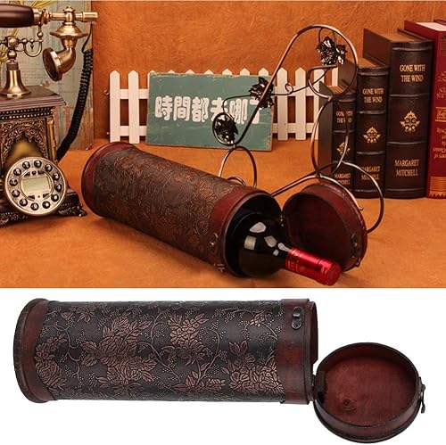Boîte à Vin en Bois Coffre au Trésor en Bois Antique Boîte de Rangement de Bibelots avec Poignée Support de Rangement en Bois pour Bouteille Unique Boîte de Rangement Longue en - Nail Gallerys