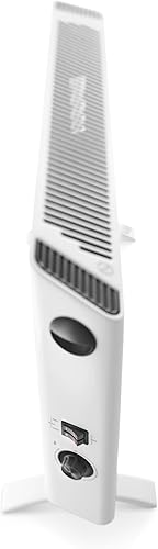 De'Longhi HSX2320F Convecteur électrique, silencieux, bouton intuitif pour pièces jusqu'à 60 m³, ventilateur supplémentaire, blanc - Nail Gallerys