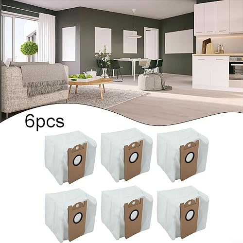 Lot de 6 sacs à poussière pour aspirateur robot Airrobo, pièces d'entretien à vide rapide pour un nettoyage efficace - Nail Gallerys