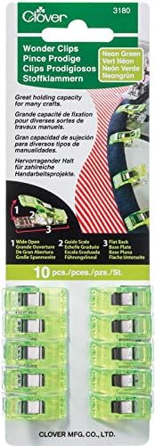 Wonder Clips-Neon Green 10/Pkg - Nail Gallerys