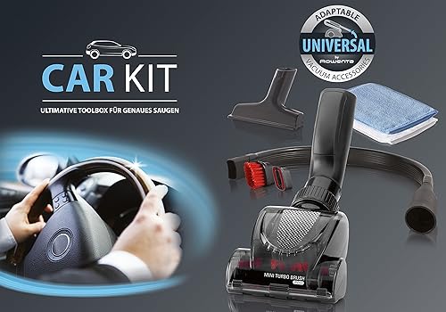 Rowenta ZR001110 Kit Aspirateur Pour Voiture - Adaptateur Universel - Compatible Avec Aspirateurs Silence Force 4A / Compact 4A / Extreme Compact / Extreme Cyclonic, Multi Cyclonic - Nail Gallerys