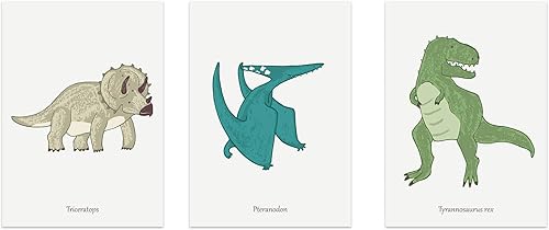 the lazy panda card company Lot de 9 affiches de dinosaures A4 – Excellent petit lot pour les amateurs de dinosaures - Nail Gallerys