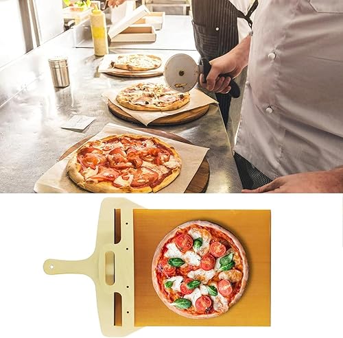 GRARRO Pelle à pizza coulissante – La pelle à pizza antiadhésive qui transfère la pizza parfaitement amovible, pelle à pizza créative pour four intérieur et extérieur - Nail Gallerys