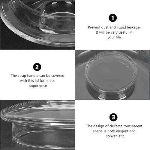 TOPBATHY 2pièces Couvercle Verre Transparent Pour Tasses De Thé De Accessoires Pratiques Pour Théière Pour Préserver La Fraîcheur Et Éviter Les Insectes - Nail Gallerys