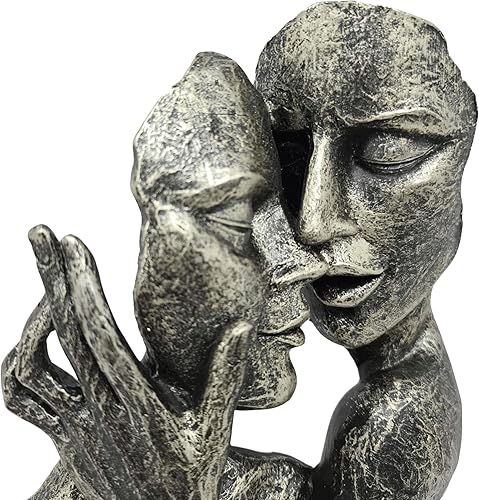 Lifestyle & More Buste déco Exclusif Sculpture Couple d'amoureux en Pierre reconstituée Couleurs Antiques Hauteur 32 cm - Nail Gallerys