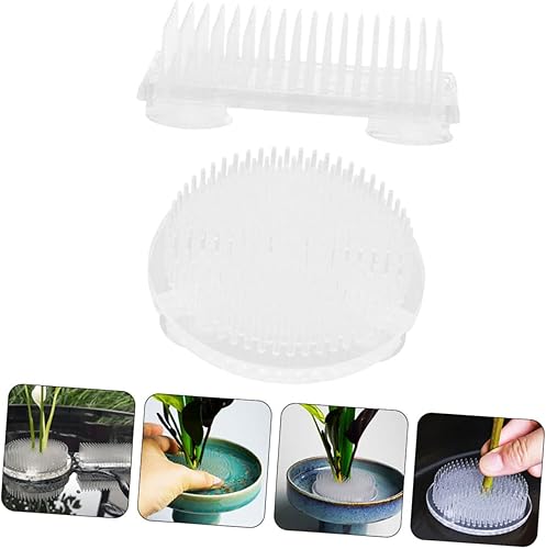 YARNOW 2 Pièces Arrangeur de Fleurs Jianshan Accessoires kit Ikebana Usine Vase Grenouilles de Fleurs claires Support de Fixation de Fleurs Style jardinière - Nail Gallerys