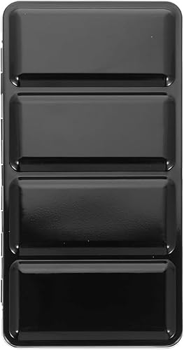 Ieron Boîte en métal pour Aquarelle de qualité supérieure pour 48 Demi-poêles ou 24 poêles entières Comprenant Une Palette de mélange et Un Anneau de Pouce, Un Organisateur de Fournitures - Nail Gallerys