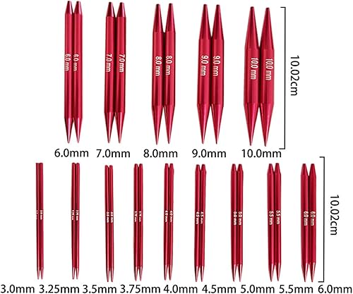 HJYDGJ Aiguilles à tricoter circulaires interchangeables amovibles - 40,5 cm - 60,5 cm - 80,5 cm - 100,5 cm - Pour débutants - Tricot fait à la main - Nail Gallerys