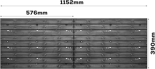 Système de Rangement avec 28 boîtes empilables, bacs a Bec Rouge et Noir, Panneau Porte Outils 58 x 78 cm, Crochets a Outils, Supports, Atelier Garage, Banc de Travail, Etagere Outils - Nail Gallerys