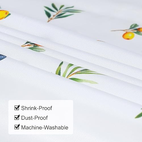 Arquiel Nappe De Table Fleur Oiseaux Rectangulaire, Nappes Feuilles Nappe Imperméable Anti-Taches Et Lavable pour La Cuisine Décoration Salon Printemps Été(140 X 180 Cm) - Nail Gallerys