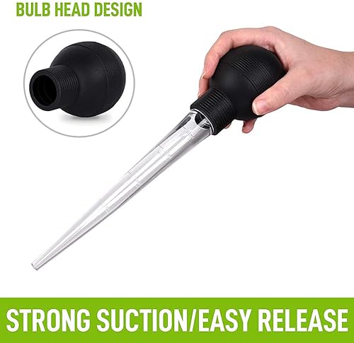 Gadgets Tbelles, Compte-gouttes à Huile de Dinde avec Pinceau de Poulet Barbecue Alimentaire Barbecue Pipe Cuisine Gadgets de Cuisson (Couleur assortie) - Nail Gallerys