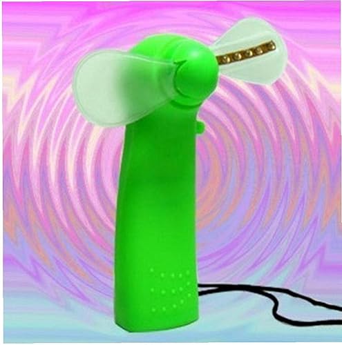 TOSSPER 3pcs Amusant Plastique Couleur Ventilateur Portable Mini Ventilateur d'air Éclairage Jouets Lumineux Cadeau - Nail Gallerys