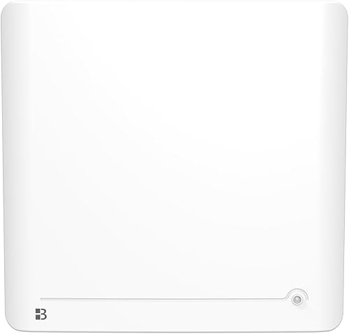 BESTHERM - Radiateur électrique fixe à inertie sèche céramique 1500W, détecteur de présence et thermostat interchangeable BESTHERM Diane horizontal blanc - Nail Gallerys