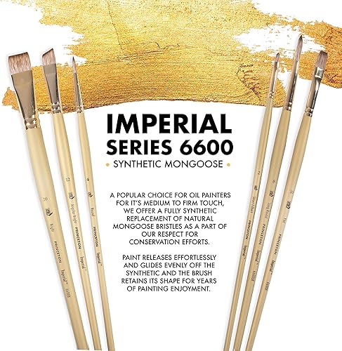 PRINCETON Imperial Série P6600 Manche Long Rond Taille 0 - Nail Gallerys