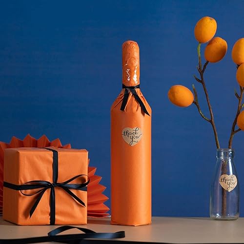 Lot de 20 feuilles de papier de soie Orange 50 x 75 cm - Nail Gallerys